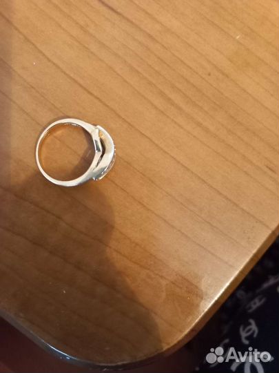 Золотое кольцо с бриллиантами дорожка 10 камней