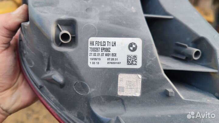 Фонарь внешний левый bmw 7 f02