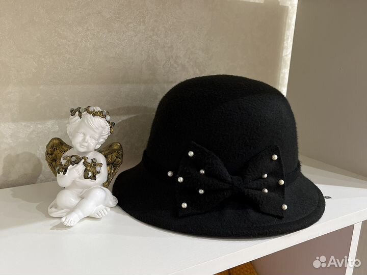 Шляпа фетровая женская
