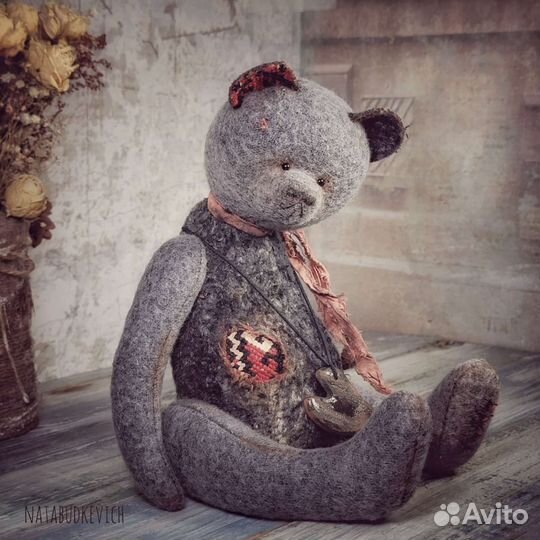 Мишка тедди авторская ручная работа 24 см