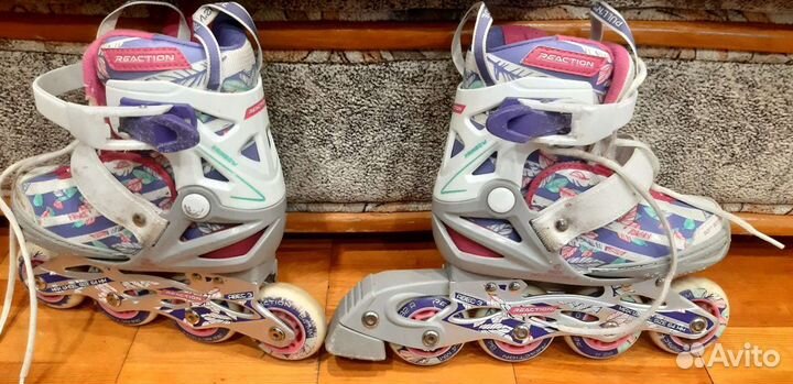 Роликовые коньки детские раздвижные