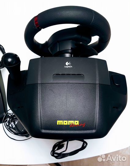 Игровой руль logitech momo с педалями
