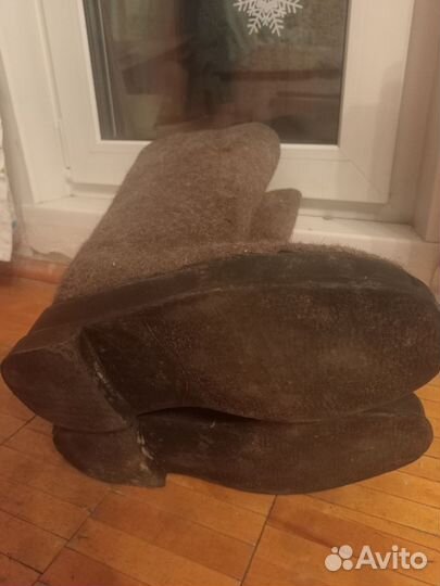 Валенки 42 размер на прорезиненной подошве