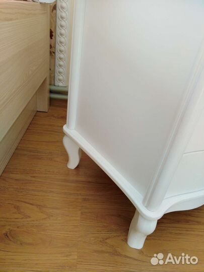 Тумбочка прикроватная, Джульетта, белая