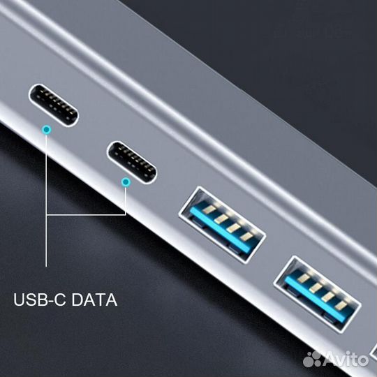 USB Хаб type-c на MacBook 14в1 bronka