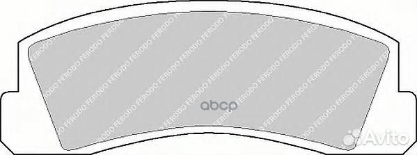 Колодки тормозные, передние FDB195 Ferodo