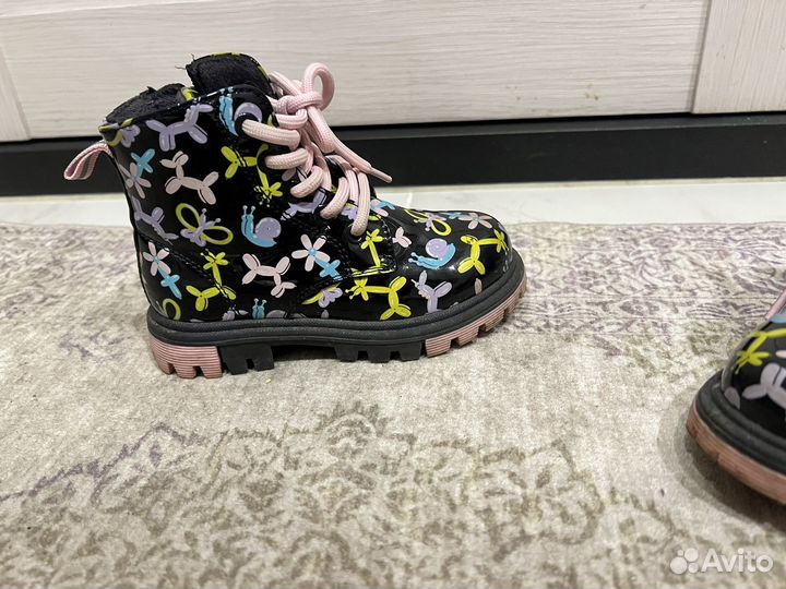 Ботинки осенние доя девочки на байке