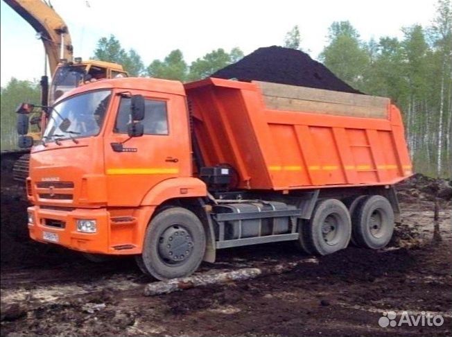 Песок, щебень, отсев, пгс, чернозём