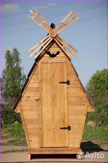 Дачный туалет с установкой