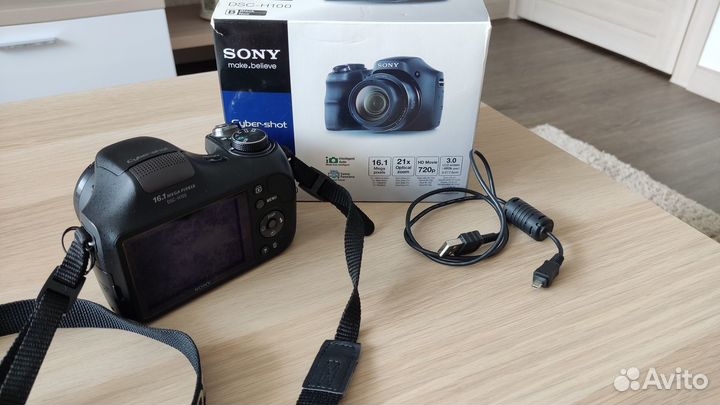 Цифровой фотоаппарат sony DSC-H100