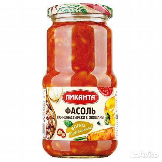 Опт - Фасоль Пиканта по-монастырски с овощами 5