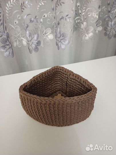 Корзинки вязаные