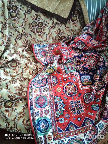 Винтаж СССР дивандеки на диван и кресла