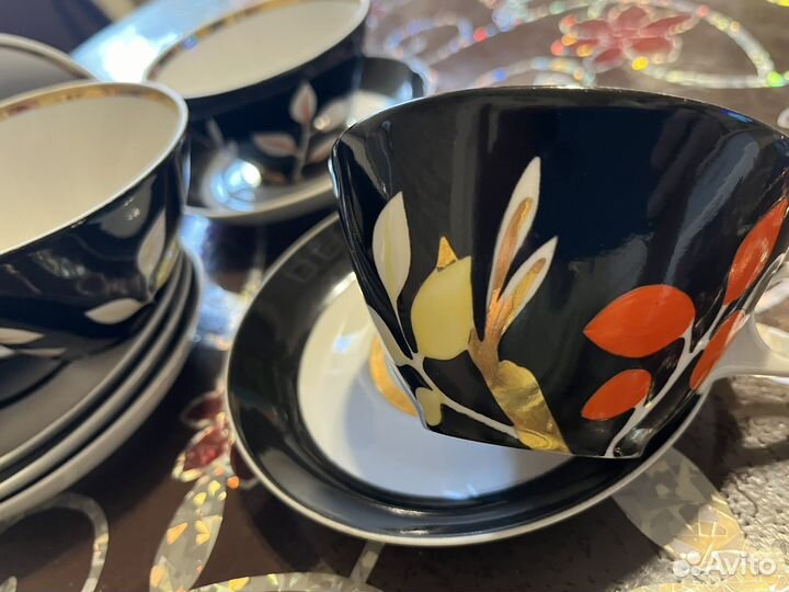 Чайные пары дулево СССР черные