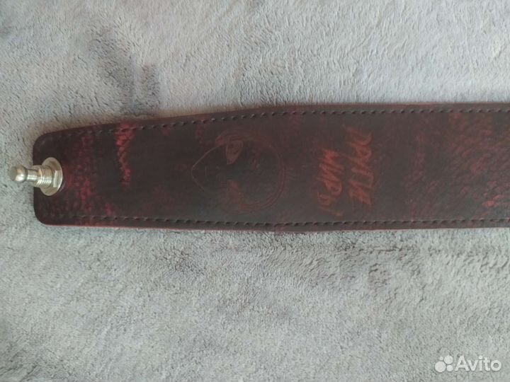 Гитарный Ремень из натуральной кожи