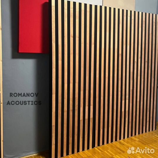 Акустические панели с рейками