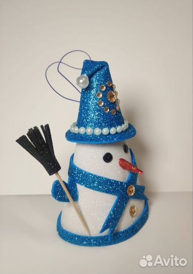 Елочные игрушки из фоамирана