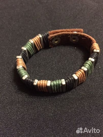 Кожаный браслет