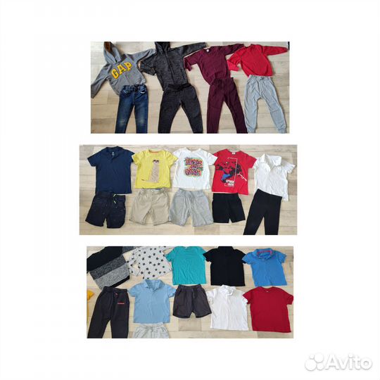 2 Пакета вещей на мальчика 6 -7 лет