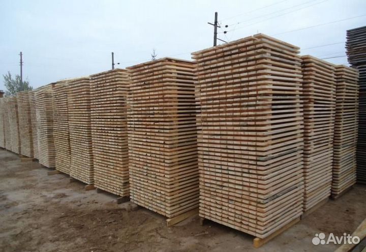 Деревянный настил для строительных лесов 1х1м