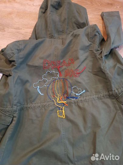 Вещи Zara джинсовка ветровка парка 128 134 140