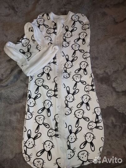 Кокон детский с шапочкой. Рост 65 см