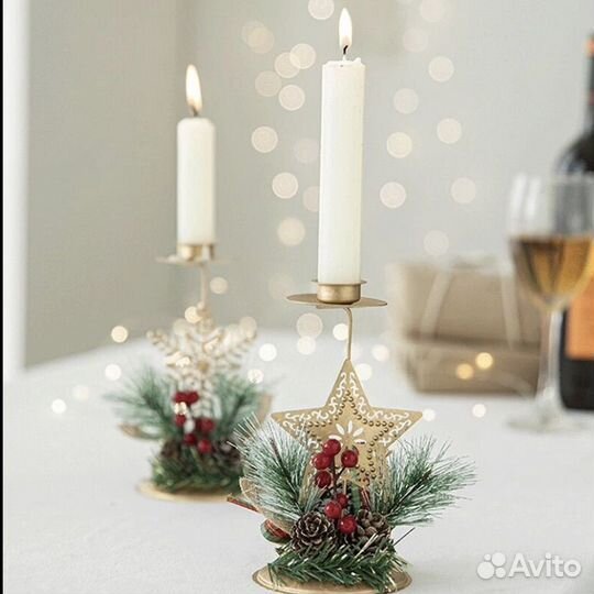 Подсвечник новогодний