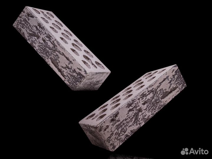 Кирпич Керма Akatsia Цвет серебро с посыпкой