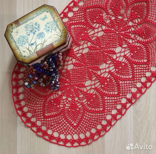 Салфетки и скатерти вязаные крючком, ловец снов