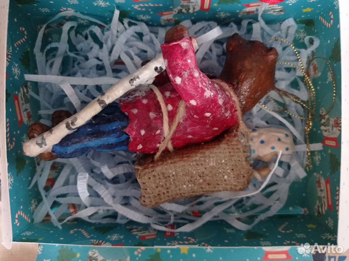 Ёлочная игрушка, ручная работа