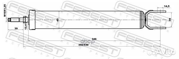 Амортизатор hyundai I30/I30CW 09- зад