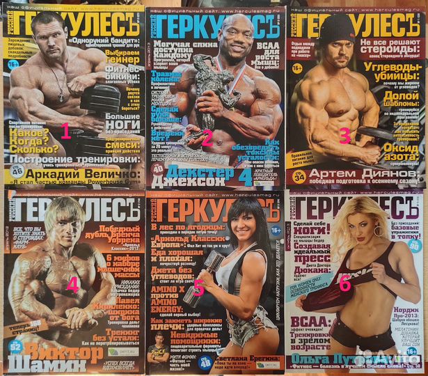 Журналы. По бодибилдингу