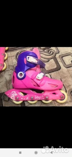 Роликовые коньки детские раздвижные