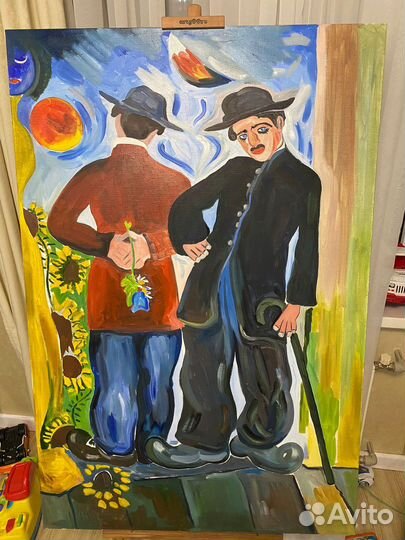 Картина маслом Чарли