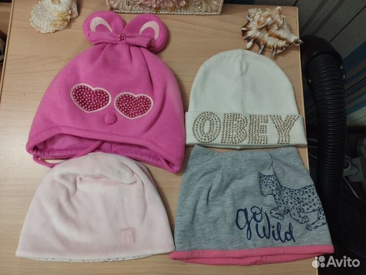 Шапочки до года