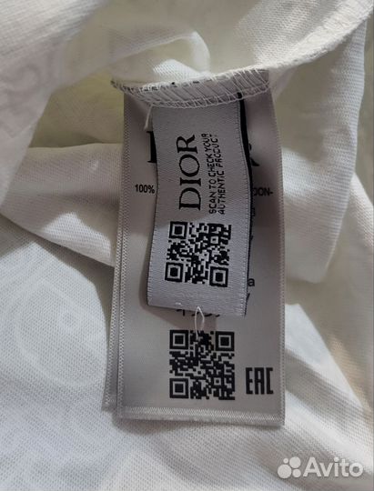 Футболка christian dior