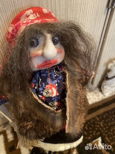 Кукла Ведьма, Баба -Яга ручной рабрты