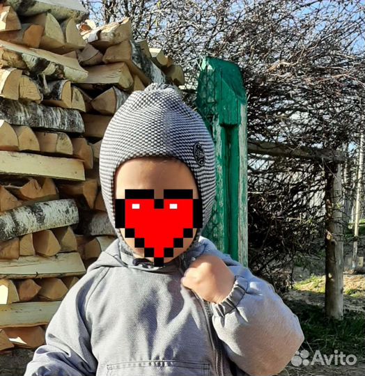 Демисезонные шапки на мальчика р 46-48