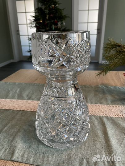 Хрусталь. Хрустальная ваза Олимпиада 80