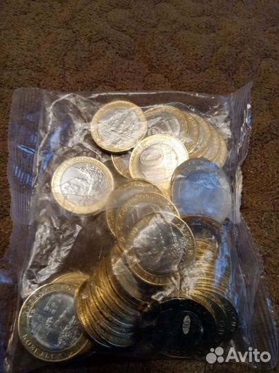 Монета биметалл. Козельск ммд 2020г