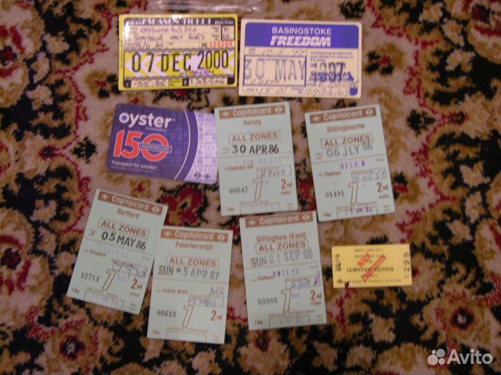Транспортные билеты из Великобритании