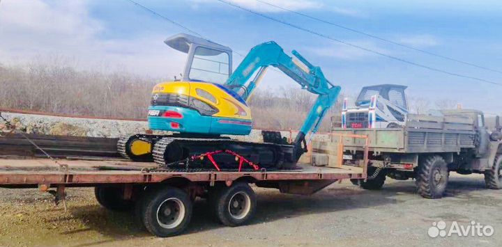 Услуги мини экскаватора, крана манипулятор