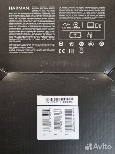 JBL Xtreme 3 (Новая, на гарантии Ситилинка)