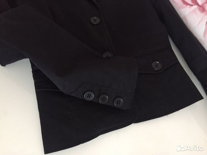 Oggi collection черный школьный пиджак 10-13 лет