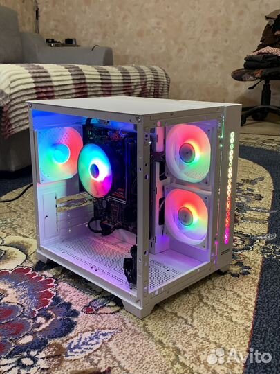 Новый корпус Ginzzu V400 + бп DeepCool + вентили