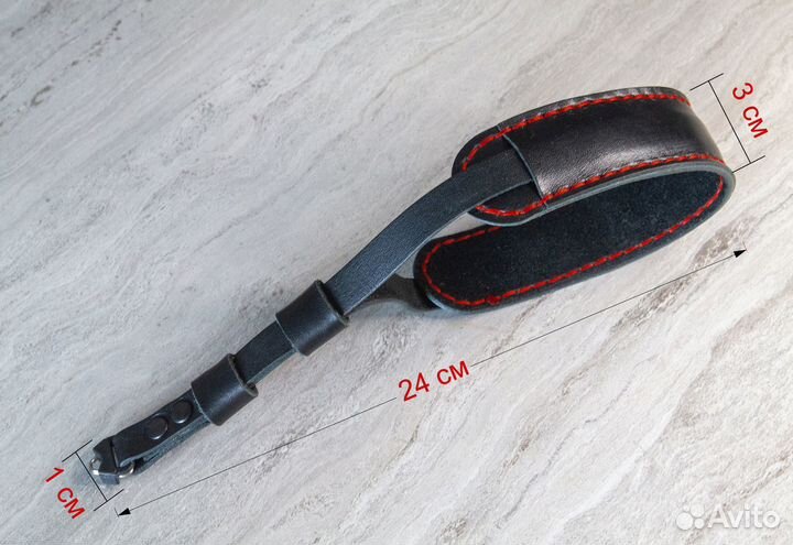 Кистевой ремень для фотоаппарата натуральная кожа