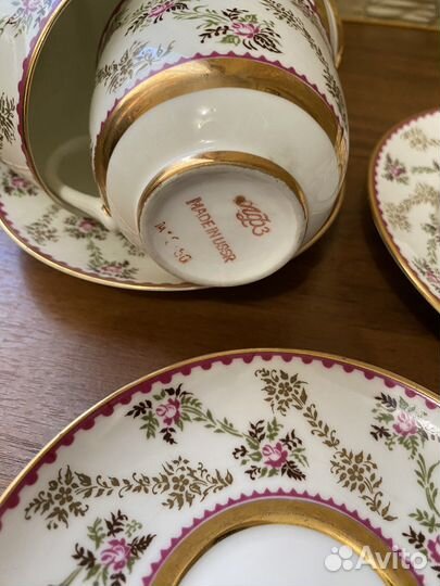 Чайный набор из 9 предметов СССР