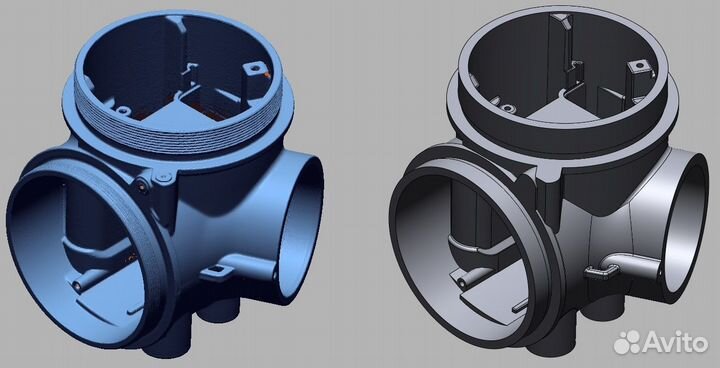 3D сканирование деталей и объектов, моделирование
