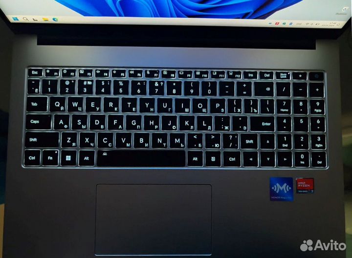 Honor MagicBook X16 PRO. R7 7840HS. Гравировка