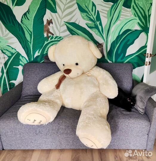 Плюшевый медведь 120-130 см